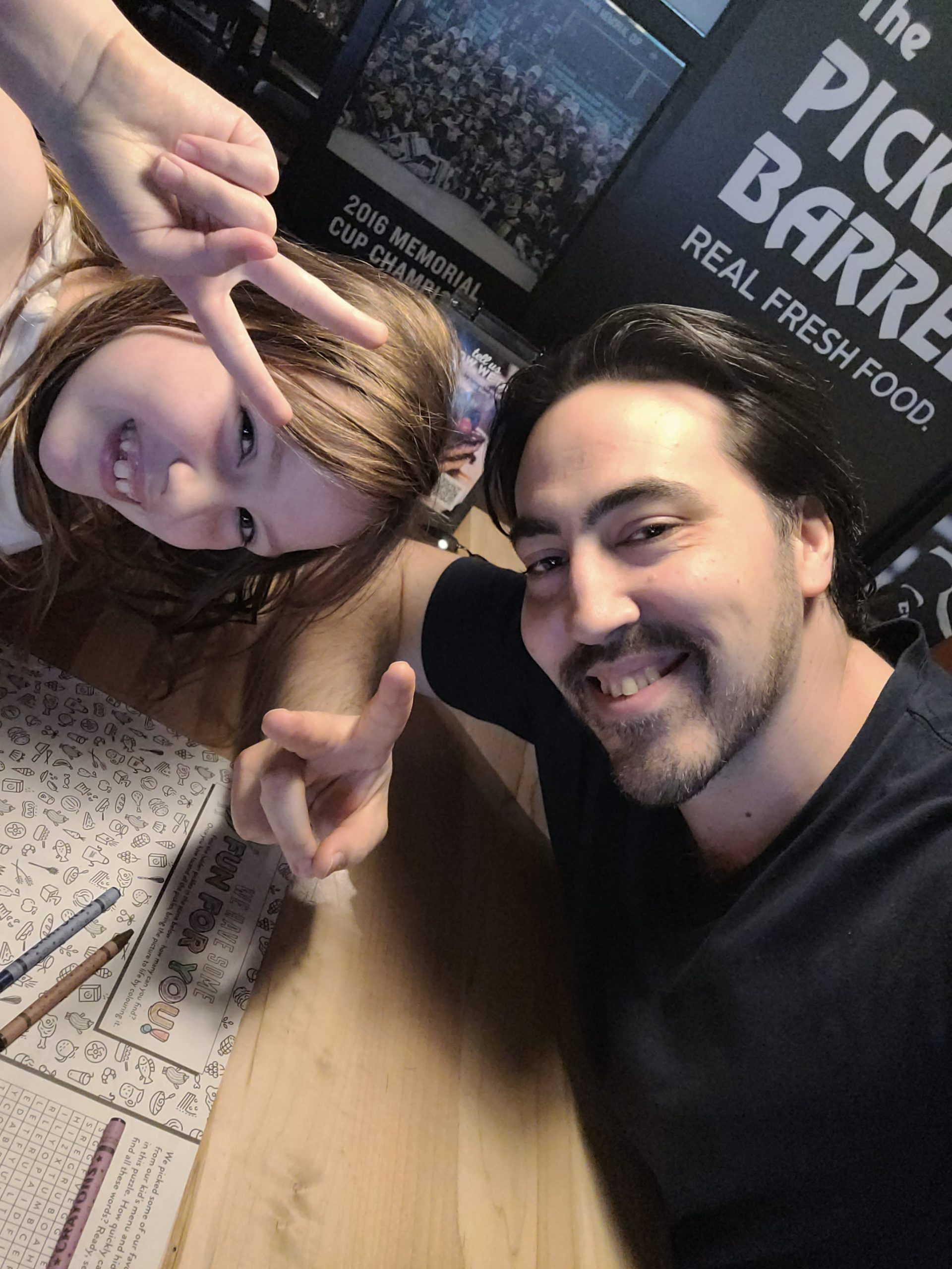 Neurodivergent fatherhood moment: father and daughter sharing quality time
